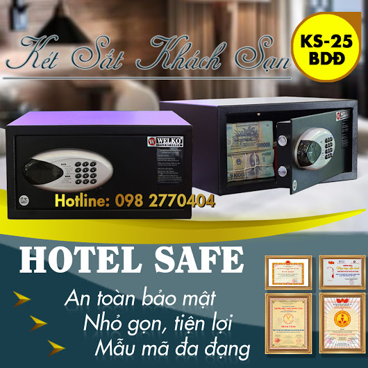 két sắt khách sạn khoá điện tử hòa phát tphcm