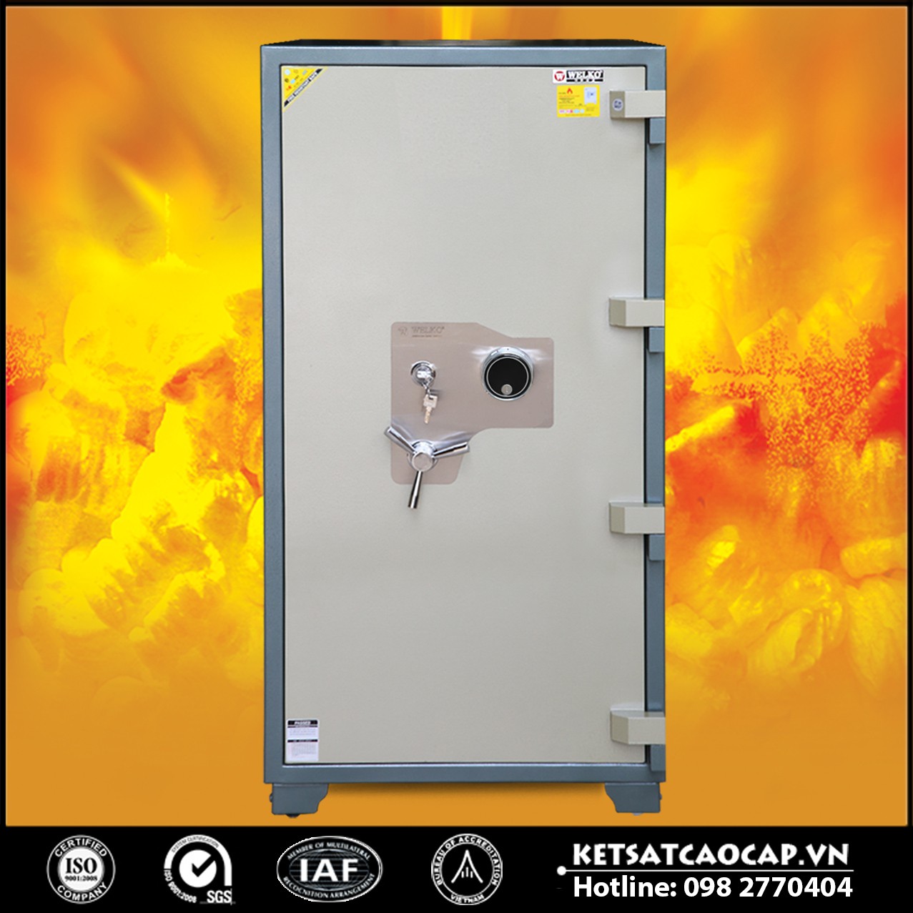 Két Sắt Tiệm Vàng NSA 1510 DK