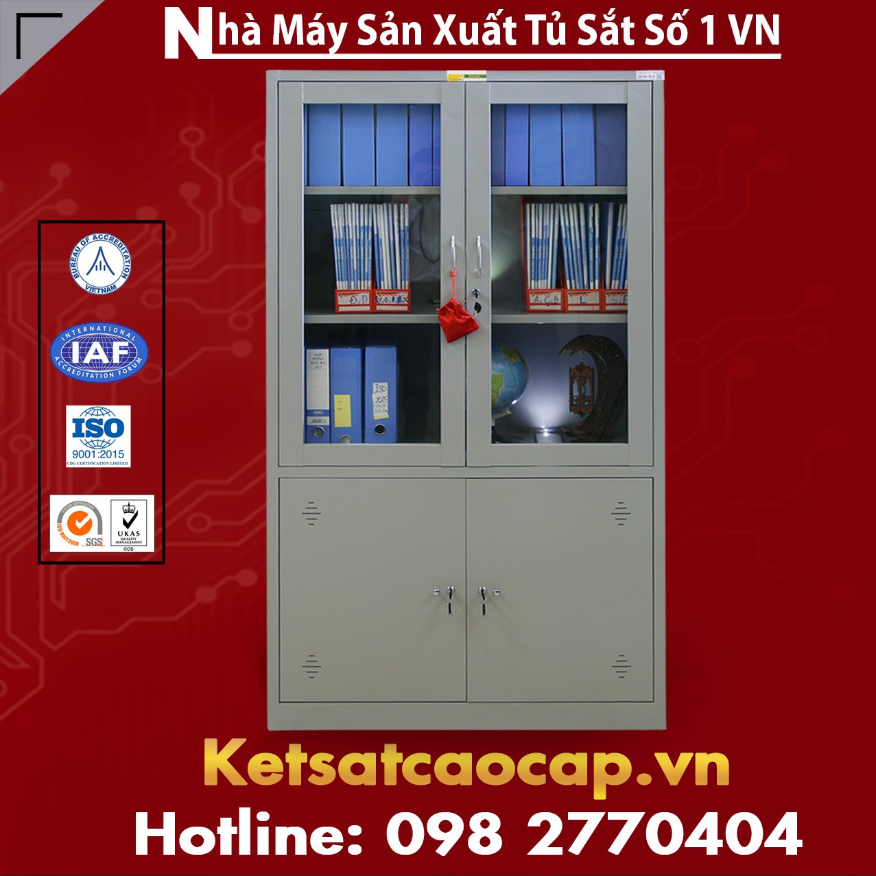 Tủ Hồ Sơ Văn Phòng TU09K3CK